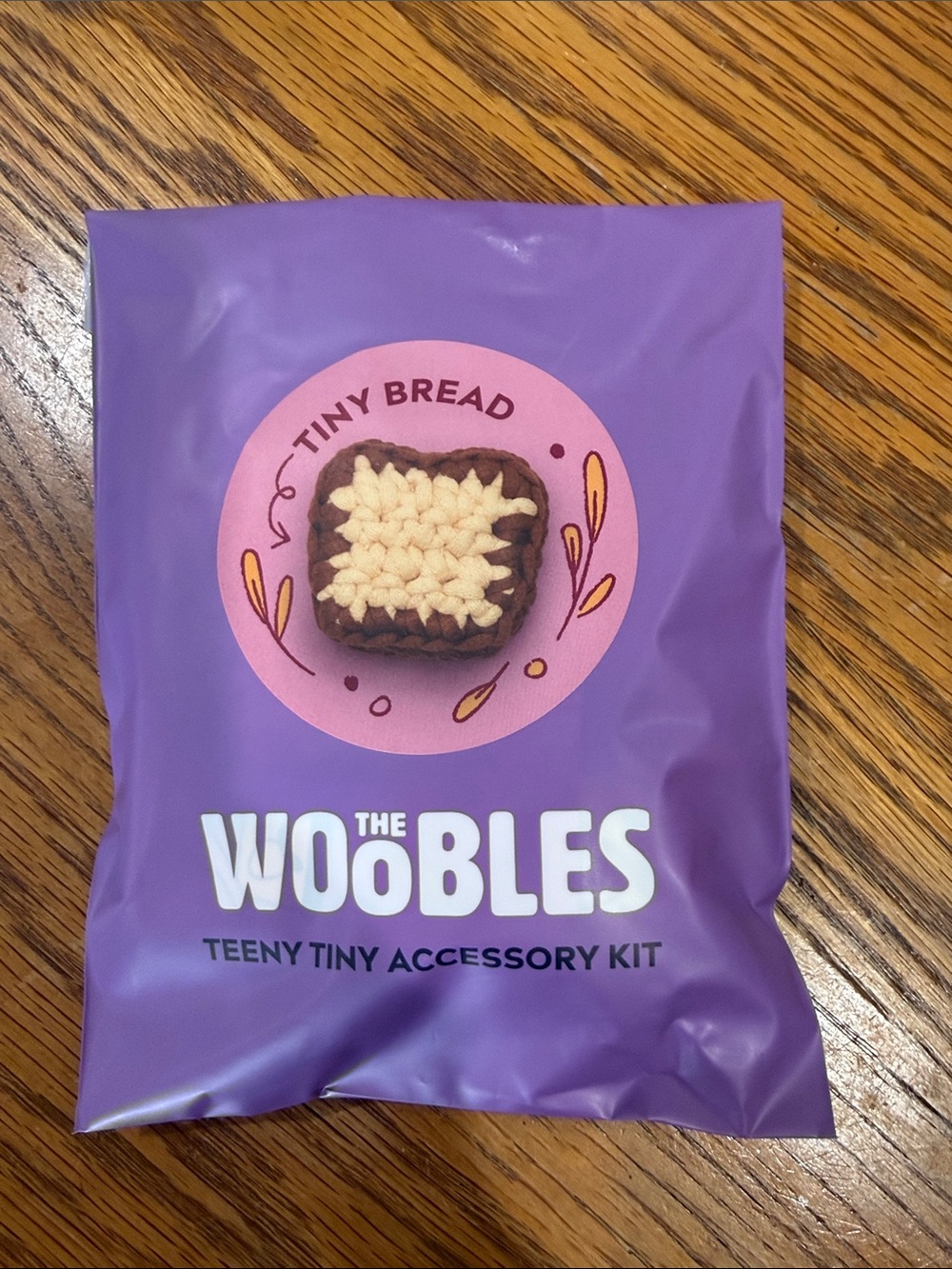 The WooblesTeeny Tiny Accessory Kit - Purple (Tiny Bread)